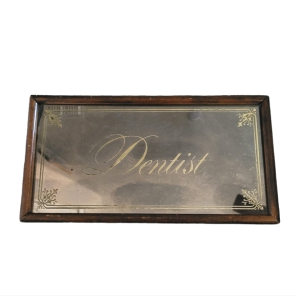 Vintage Wood Classics‎ Dentist Desk Organizer Box Mirror Calendar 1976
